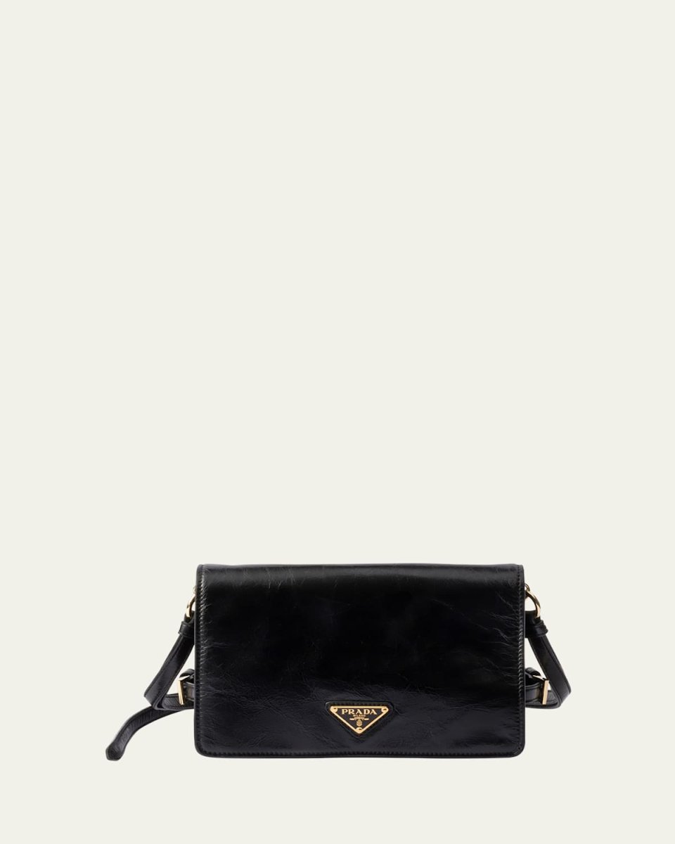 Flap Soft Leather Shoulder Bag
